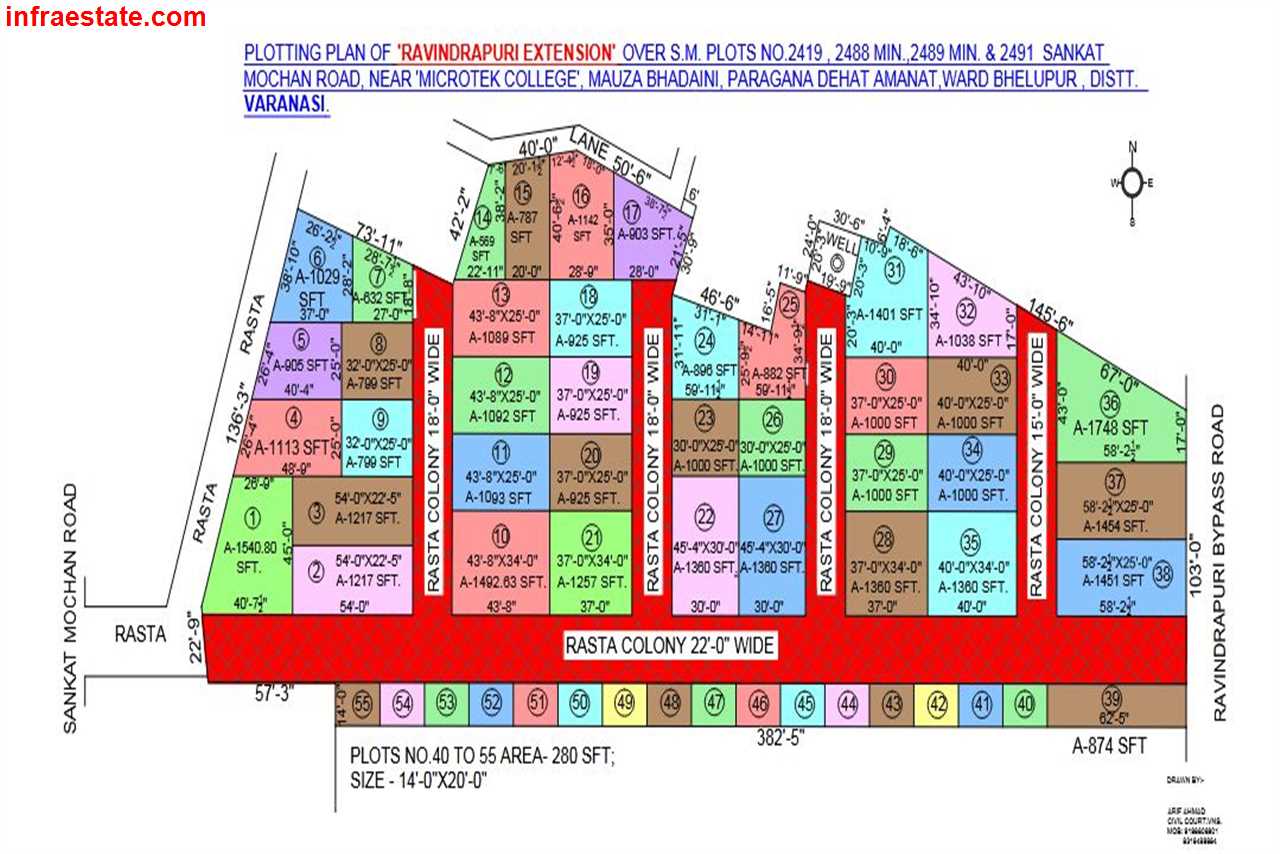 Plot in Ravindrapuri Ext. Durdakund-Lanka Road